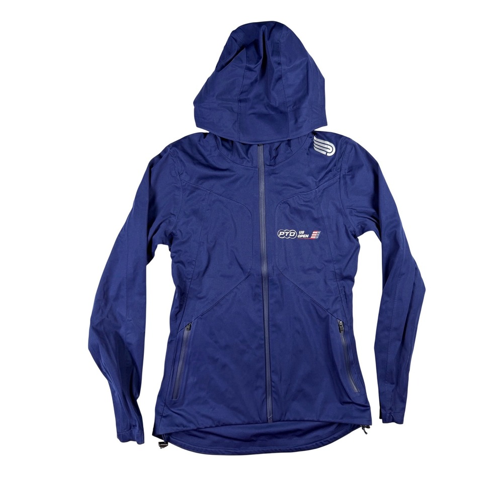 Pressio 3L Waterproof Membrane Jacket Womens XS Blue New PTO USA Open‎ Athletic